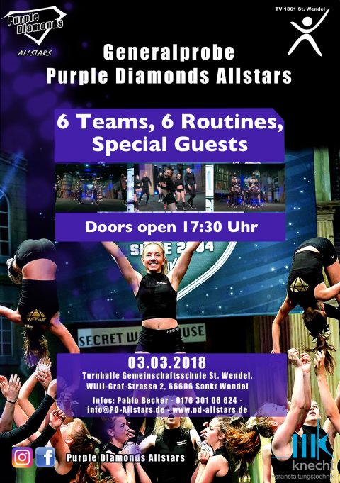 flyer generalprobe Cheerleading