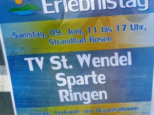 Sport- und Erlebnistag am Bostalsee. Bericht der Sparte Ringen