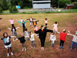 Sommerfest der Abteilung Showtanz vor Ferienbeginn