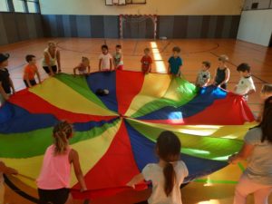 Tolly-Turnmaus – Turnabzeichen beim Kinderturnen des TV St. Wendel