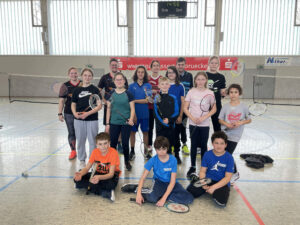 Erfolgreiches 1. Anfänger Badmintoncamp