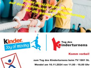 „Tag des Kinderturnens“ 2024 beim TV Sankt Wendel