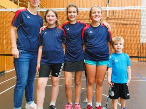 Badmintonspaß für unsere U11-Mädels!