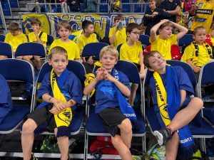 Spieler der Minis in der Halbzeit